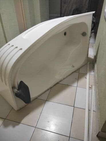 Truba: Akril künc vanna - Material: akril - Künc yerləşdirmə üçün asimmetrik — 1