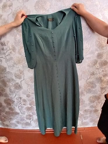 de marel balaca mavi: - Model: Uzun don - Rəng: Yaşıl (tünd zümrüd tonunda) - Parça — 1
