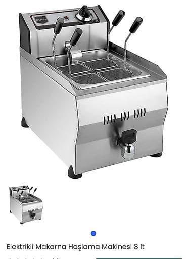 Professional sobalar: Remta Elektrikli makarna haşlama maşını – 8 litr - Paslanmayan — 1