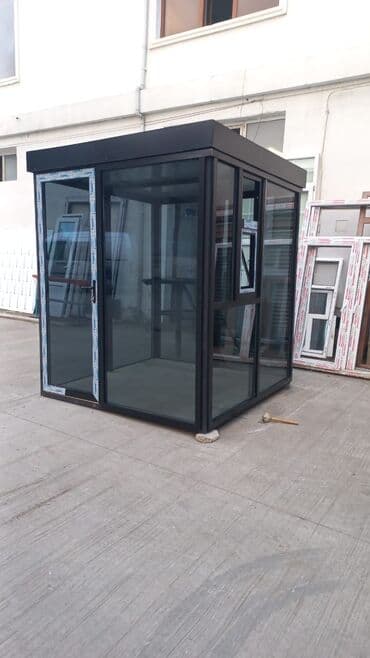 kiosk: Mühafizə Butkaları. Şüşəli. Plastik. Alüminium. 150x150 — 3