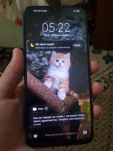 scanner: Redmi 9T, 64 GB, rəng - Göy, Barmaq izi — 2