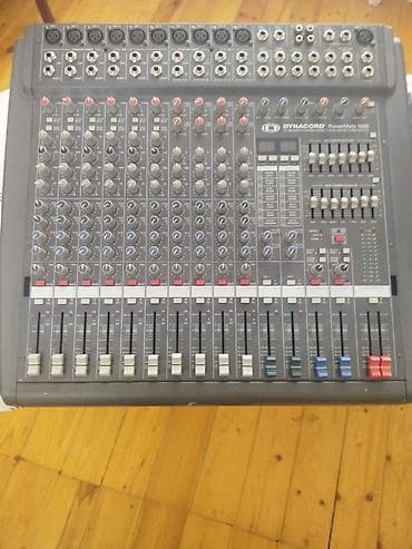 dvd satisi: Komplekt satılır.Dynacord PowerMate 1000 səs pultu (powered mixer) — 3