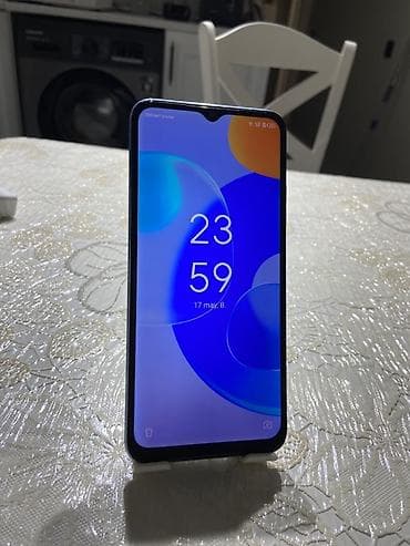 telefon case: Tecno Pop 6 Pro, 32 GB, rəng - Mavi, Barmaq izi — 1