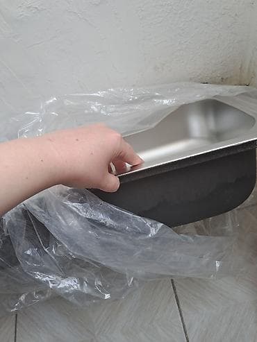 moyka metbex ucun: Yeni Düzbucaqlı Mətbəx çanağı, Paslanmaz polad, Ünvandan götürmə — 2