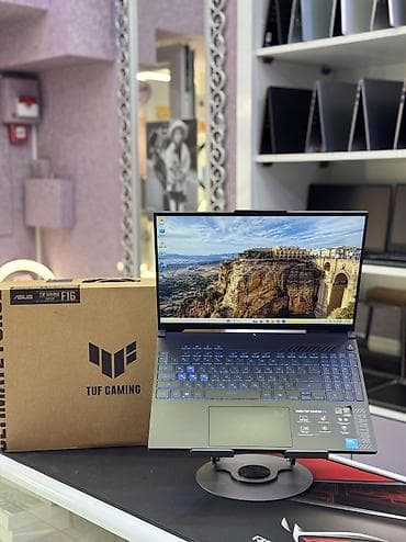 nvidia shield: İşlənmiş ASUS TUF Gaming, 16 ", Intel Core i5, 512 GB, Pulsuz çatdırılma, Rayonlara çatdırılma, Ödənişli çatdırılma — 1