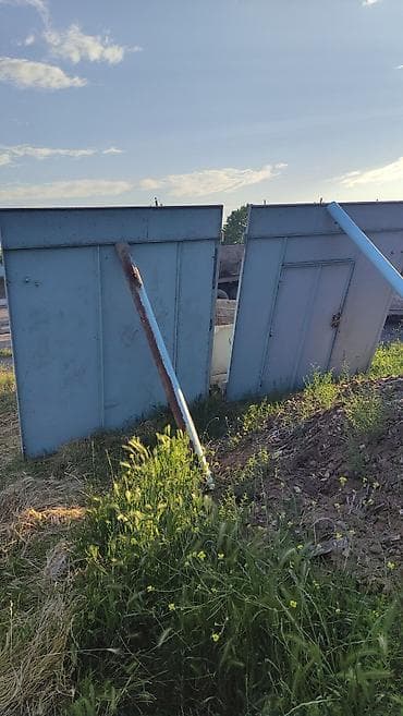bildircin eti satisi: Dəmir Həyət darvazası, Mexaniki, Qapı ilə, rəng - Mavi — 3