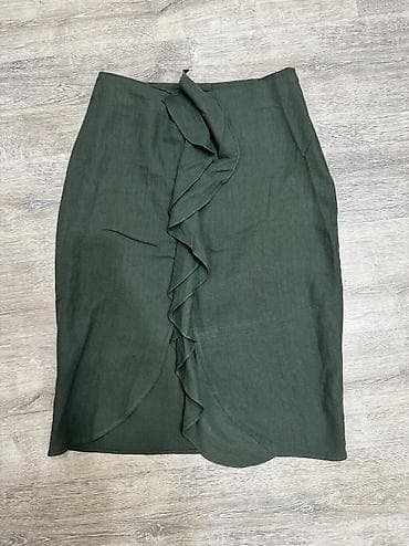 Midi Ətək, Zara, Kətan, M — 1