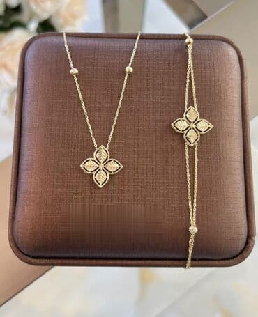 italyan qizili: Dəstə daxildir: Bilərzik, Boyunbağı, Sarı qızıl, 585 Əyar — 1