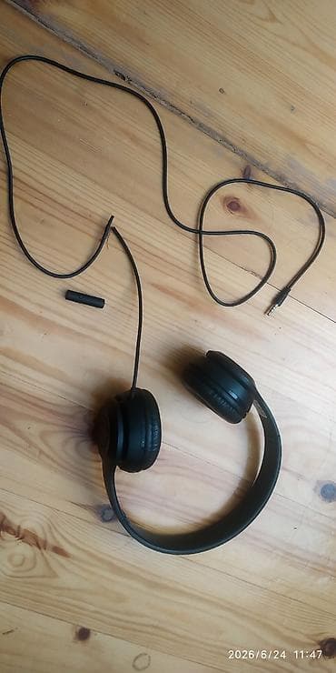 remax mp3 player: İşlənmiş Simli Qulaqcıqlar, Borofone, rəng - Qara — 1
