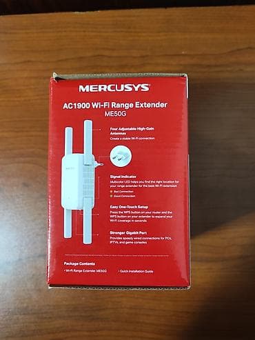Mercusys ME50G AC1900 Wi‑Fi Range Extender - İki diapazonlu (Dual — 3