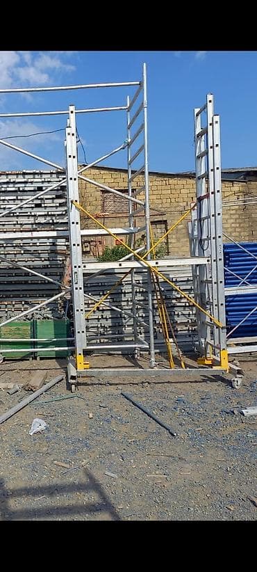 Təmir və tikinti: Alüminium mobil iskələ sistemi - Material: yüngül və möhkəm alüminium — 2