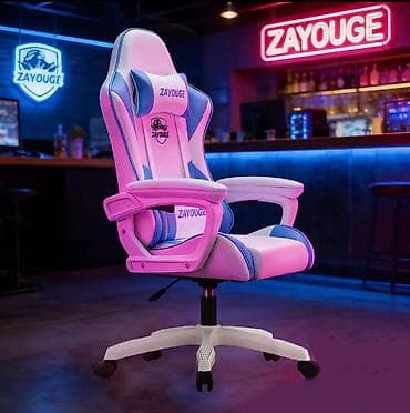 kreslo gaming: Yeni, Təkərli, Qolları tənzimlənmir, Süni dəri — 3