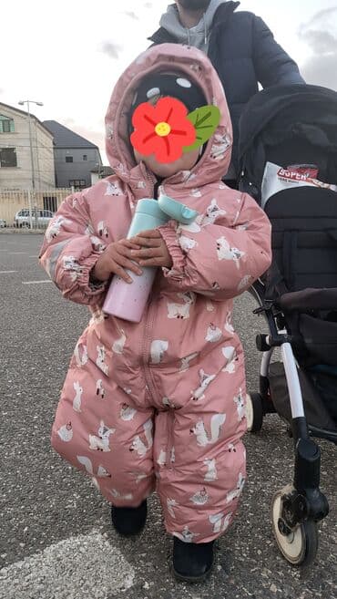 uşaqlar üçün sukeçirməz şalvarlar: Kombinezon, Qız üçün, 2 - 3 yaş — 3