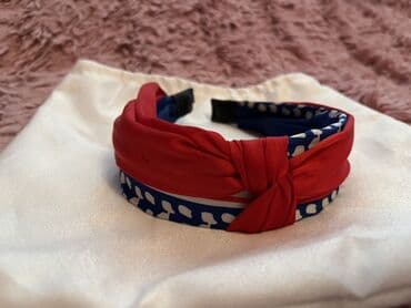 Eynəklər: Qadın saç bantları – 2 ədəd set - Model 1: Qırmızı və göy rənglərin — 3