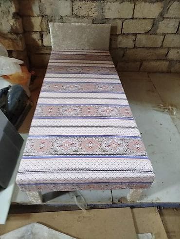 tekli carpayi: Yeni, Təknəfərlik çarpayı, Bazasız, Matrassız, Siyirməsiz, Azərbaycan — 6