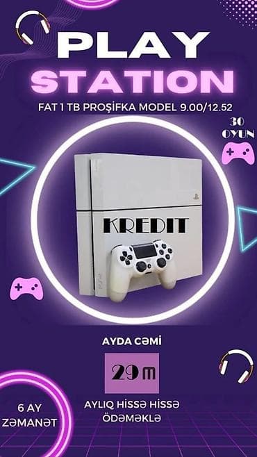 PlayStation (PS4) – FAT, 1 TB, proşivka 9.00/12.52 - Rəng: ağ - Daxili lalafo.az -da PlayStation (PS4) – FAT, 1 TB, proşivka 9.00/12.52 - Rəng: ağ - Daxili