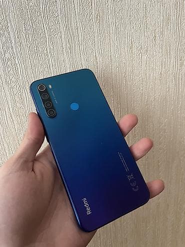 samsuq telfon: Redmi Note 8, 128 GB, rəng - Göy — 2