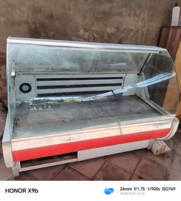 Промышленные морозильники: Soyuduculu vitrin (mağaza/bakery/market üçün) • Ön hissəsi əyri — 1