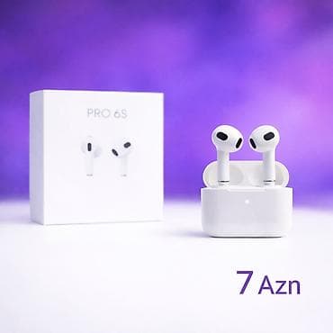 qulaqci: İşlənmiş Simsiz (Bluetooth) Qulaqcıqlar, Apple, rəng - Ağ — 1