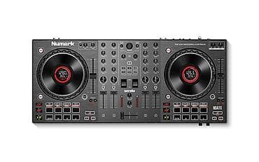Kontrollerlər: Numark NS4FX – 4 göyərtəli peşəkar DJ kontrolleri + iki səviyyəli — 1
