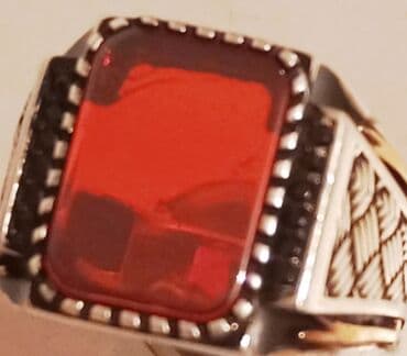 Aksesuarlar: Üzük, Gümüş, 958 Əyar, Əqiq — 5