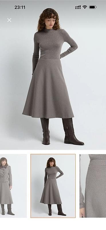 Midi Ətək, Adl, Trikotaj, S — 2