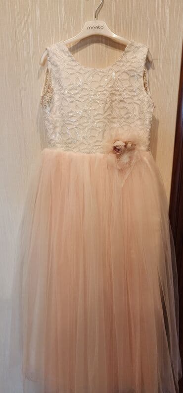 şifon donlar 2023: Uşaq üçün ziyafət/libas paltarı - Brend: Monita (asqıda göstərilir) - — 1