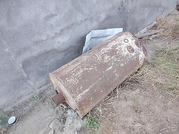 pec soba: Metaldan silindrik çən/boiler gövdəsi Əla vəziyetdedir - Material — 6