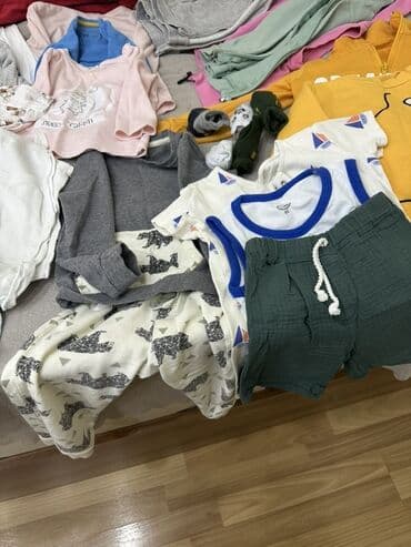 детские нарядные комплекты: Uşaq geyimləri dəsti - Şalvar və şortlar: müxtəlif rəng və modellər — 4