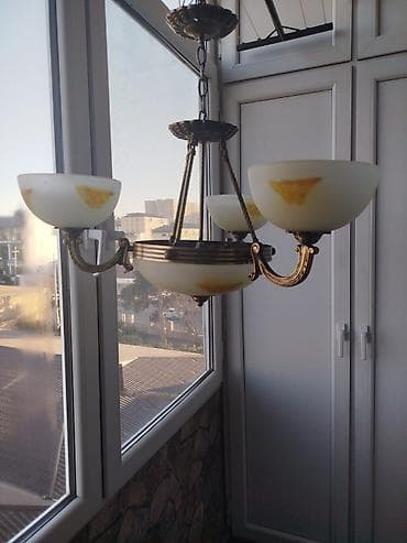 lent işıqlar: Çılçıraq, 4 lampa, Metal — 2