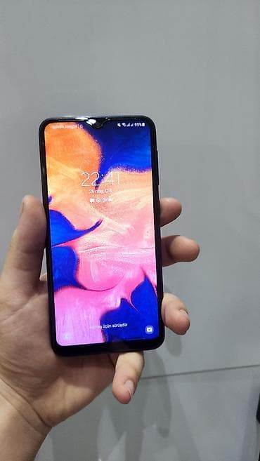 a 10 s: Samsung Galaxy A10, 32 GB, rəng - Qara, Sensor — 1