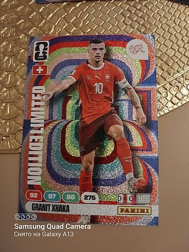 isvecrə: Panini futbol kolleksiya kartı – “Limited Edition” seriyası. - Oyunçu — 1