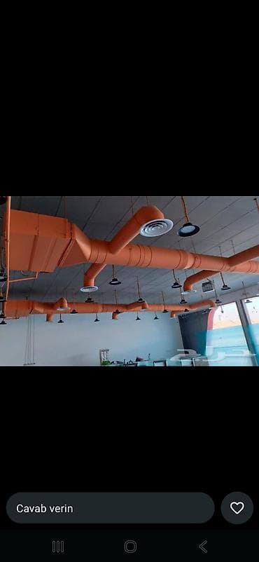 termoqaz kombi servis: Sənaye tipli hava kanalları və havalandırma xətləri – istehsal və — 4