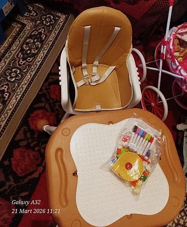 стуля: Uşaq yemək stulu – çevrilə bilən model.DEKABRDA 80 MANATA — 6