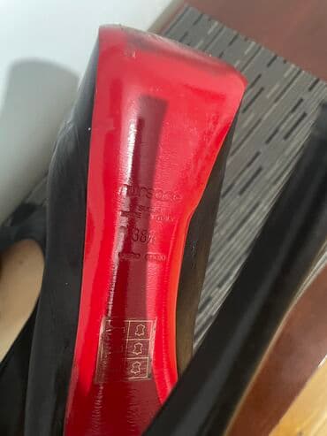 Туфли: Туфли, Размер: 39, цвет - Черный, Б/у — 6