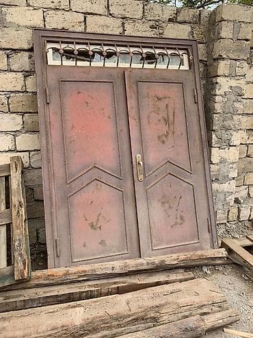 Gunka88 Dəmir qoşa qapı satılır Ölçüsü 160/230 sm Qiymət 490 azn Ünvan