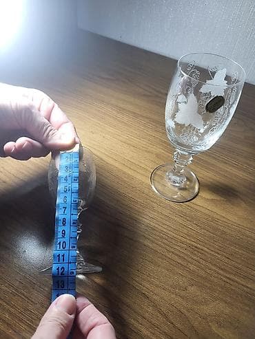 Qədəhlər, rəng - Ağ, Şüşə, 2 ədədli dəst, Çexiya — 3