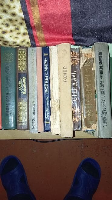 Rus dilində müxtəlif bədii və publisistik kitablar dəsti. Komplektdə — 5