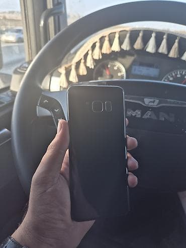 ev telefonu: Samsung Galaxy S8, 4 GB, rəng - Qara, Face ID — 3