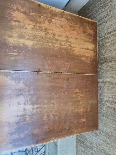 Садовая, уличная мебель: Гостиный стол, Б/у, Раскладной, Дерево, Прямоугольный стол — 5