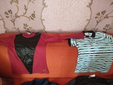 зеленые мужские спортивные костюмы: Мужское поло, M, цвет - Красный — 5