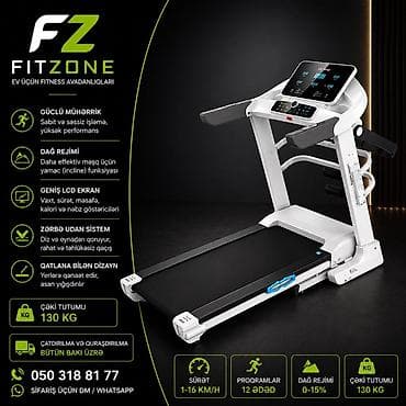 motorlu: FZ FITZONE qaçış trenajoru – ev üçün fitnes avadanlığı Xüsusiyyətlər — 1