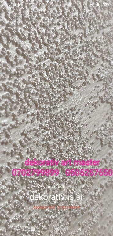 текстура внутри дома: Dekorariv işlər. Sədəf boya işləri mirvari — 1