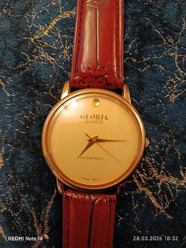 GLORIA Quartz qol saatı. Rəngi getməyən. - Klassik dizaynlı analoq