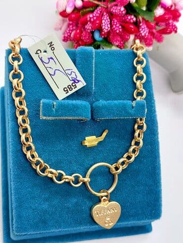 qaş sabitləyici: Boyunbağı, Pandora, Sarı qızıl, 585 Əyar, 551 g — 2