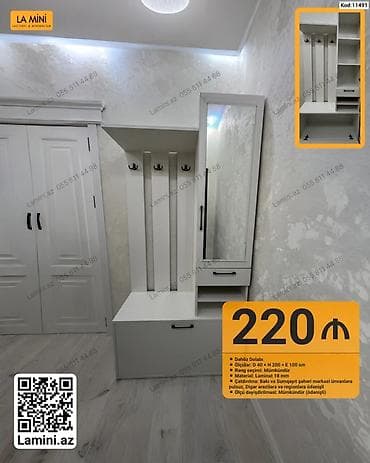 Dəhliz dolabı – La Mini (Kod: 11491) - Tip: Dəhliz üçün kompakt — 1