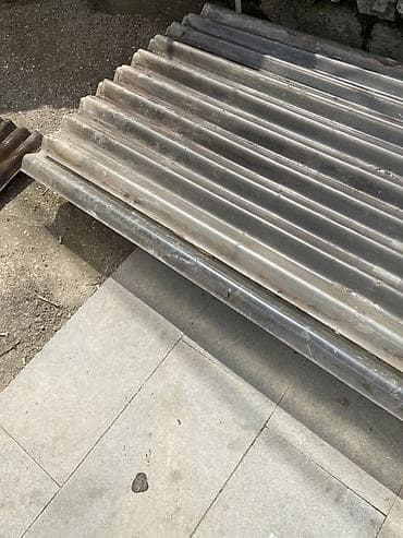 ikinci əl dam örtükləri: Dalğalı şəffaf plastik (polikarbonat tipli) dam/örütkləri Salam — 1