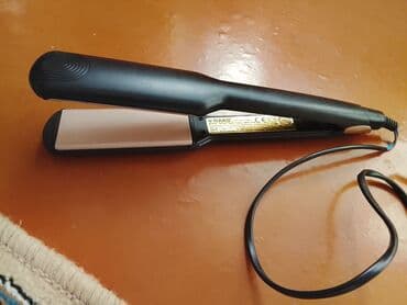 Tavalar: Saç ütüsü (düzləndirici) - Rəng: qara-qızılı - Keramika örtüklü — 7