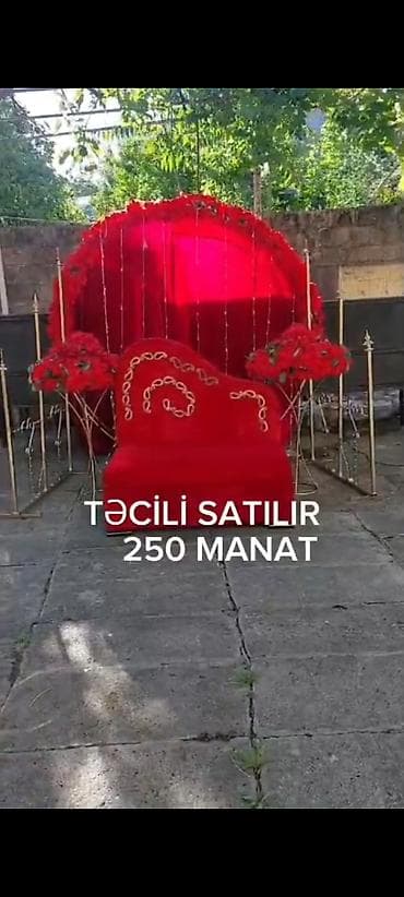 televizor ekran temiri: Hazır dekor biznesi — 250 manat Toynişan və xına dekoru. Tədbirlər — 2