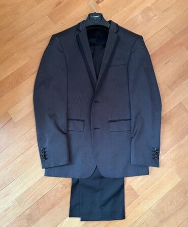 oğlanlar üçün son zəng paltarı: MİNİ ZOLAQLI-40m Ölçüsü-48 Drop-6 Ramzotti firması Tünd göy rəngdə — 5